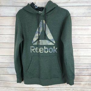 Reebok Men's Small Hoodie Army Green Camouflage